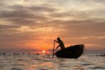 Thumbnail for the post titled: Sunrise Swims, Teaching, and Typhoons!